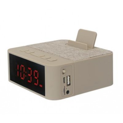 LED Bluetooth Speaker With Alarm Clock* LED Bluetooth Speaker With Alarm Clock*